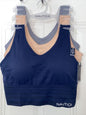 NÁUTICA 3 PACK INTIMATES LOUNGE COMFORT BRAS SIZE 2X STYLE NT8487 BEAUTIFUL!