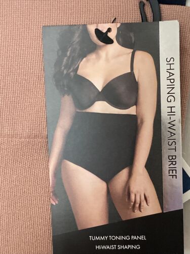DELTA BURKE 2PKD DB7158 SHAPING BRIEF PANTIES HIGH WAIST~ SIZE 2X~ GREAT FIT!