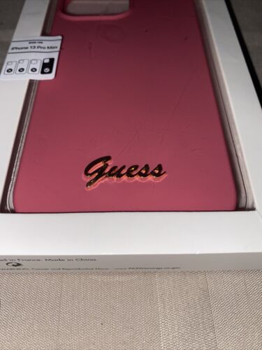 Guess Slim Profile ~ Protective Case iPhone 13 ProMax~Fushia REAR FIND!