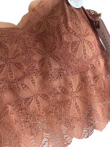 Danskin Intimates~All day Comfort 2 Lace Bras~Removable Pads~Size  L~FEMININE!!!