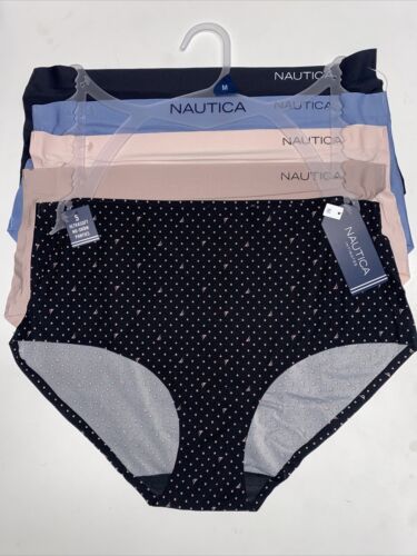 NAUTICA 5 Pack BRIEF ULTRA SOFT PANTIES MULTICOLOR~  NT9455~NEW STYLE~ALL SIZES!
