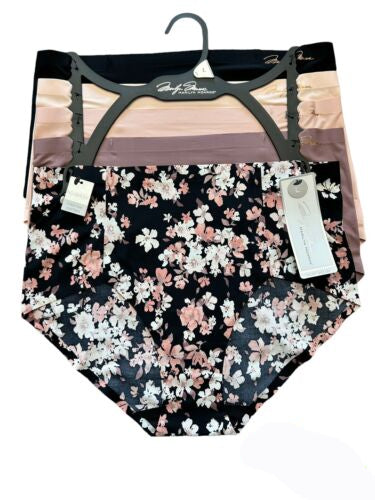 MARILYN MONROE~ 5 Pack FIT BRIEFS NO SHOW~MM9549~MULTICOLOR~ALL SIZES~GREAT FIT!