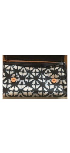 Aimee Kestenberg Langley Quilt  Indigo Dye Fold Over  Pyramid Zip Rose Gold Zip