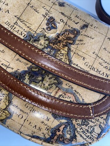 Patricia Nash Handbag ~ Ryton Leather XBDY P949414~European Map-NWT~REAR FIND!!!