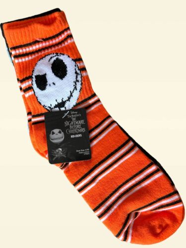 Disney Tim Burton's The Nightmare Before Christmas Women Socks 3 Pack Size 4-10