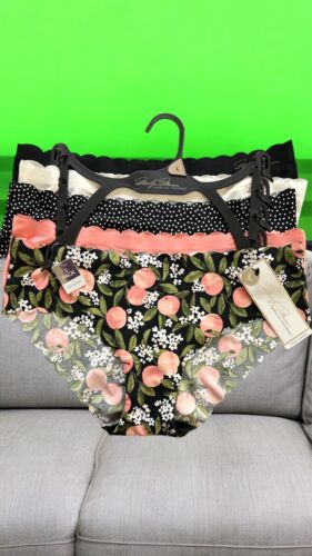 Marilyn Monroe 5pc MM9411  No Show Bikini Panties~L~Multicolor $42-PERFECT