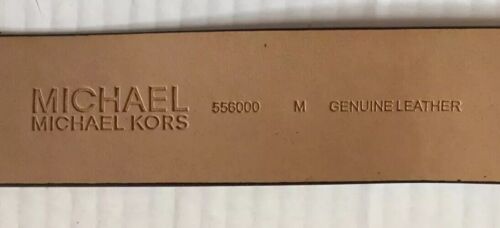 MICHAEL KORS BELT BURGUNDY  WITH SILVER BUCKLE REALLY DIFFERENT MSRP $58