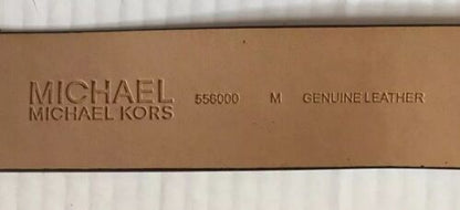 MICHAEL KORS BELT BURGUNDY  WITH SILVER BUCKLE REALLY DIFFERENT MSRP $58