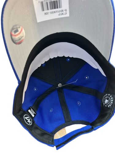 '47 New York Mets Clean Up Home Royal Blue Adjustable Strap Hat Dad Cap