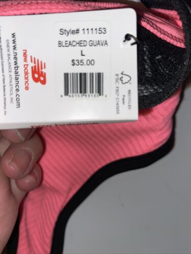 New Balance Sports Bra With Padding Size  L- Shade Of Orange Style 111153 NEW
