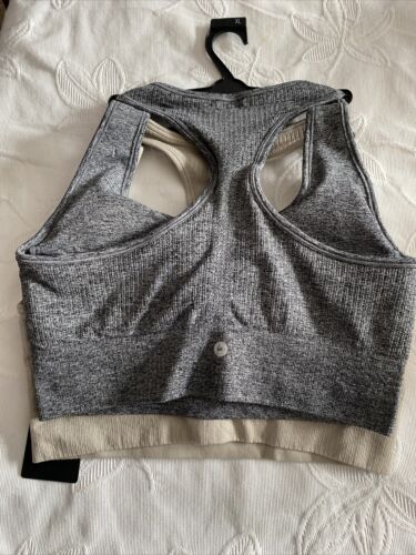90 Degree By Reflex High Performance Full Support Sport  Bra Set-Two XL- MSRP$58