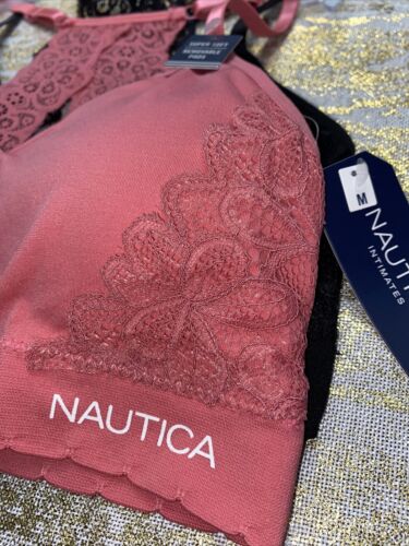 NÁUTICA 2PACK INTIMATES LOUNGE COMFORT BRAS SIZE MEDIUM RETAIL $42 BEAUTIFUL NEW
