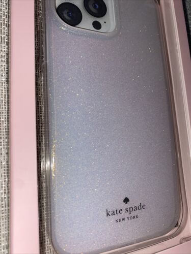 Kate Spade Phone Case For iPhone 13 PRO MAX IRIDESCENT White Stunning!!!!!