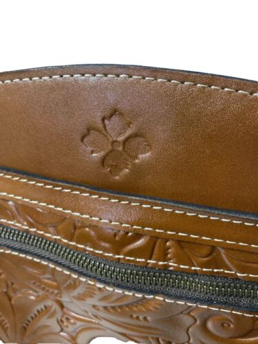 PATRICIA NASH ~ TOOLED Floral ~Florence LEATHER Tote P53207~ UNIQUE & SPACIOUS!