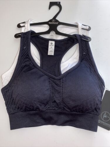 90 Degree By Reflex High Perform. Full Support Sport  Bra Set-Two Medium MSRP$58