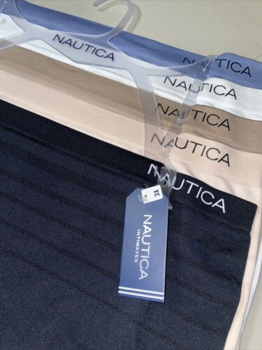 NAUTICA~NT9935 -5 PCK SIZE 3X~MULTICOLOR~SOFT HIGH WAIST BRIEF PANTIES GREAT FIT