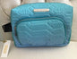 AIMEE KESTENBERG LARGE ISABELA BLUE OMBRE DIAMOND QUILTED T00145 COSMETIC BAG