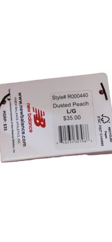 NEW BALANCE Medium Impact Sports Bra Style #R000440 DUSTED PEACH FRONT ZIP LOGO