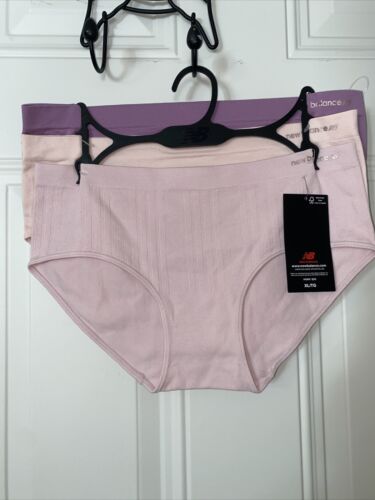 New Balance Super Soft Hipster  Underwear-3 Pack Shades Of Blush XL- GREAT FIT!