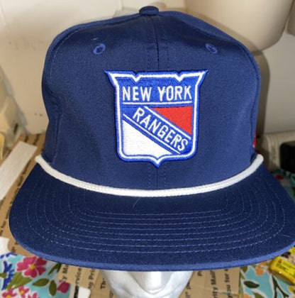 NEW YORK RANGERS NHL OFFICIAL CAP ADJUSTABLE ADIDAS BLUE
