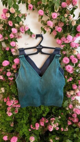 90 Degree By Reflex~LARGE BRAS  Green/Black~ Alamo Bra~GREAT FIT!