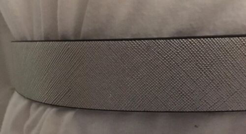 MICHAEL KORS BELT REVERSIBLE BLACK/SILVER PRINTED LOGO SILVER BUCKLE MSRP$48