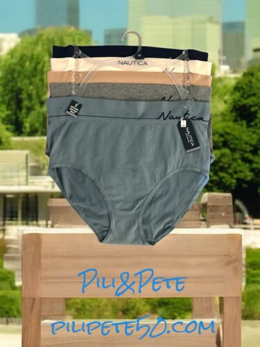 NAUTICA 5 Pack FIT BRIEFS~PLUS SIZES~MULTICOLOR~ NT3465~ALL SIZES~GREAT FIT!