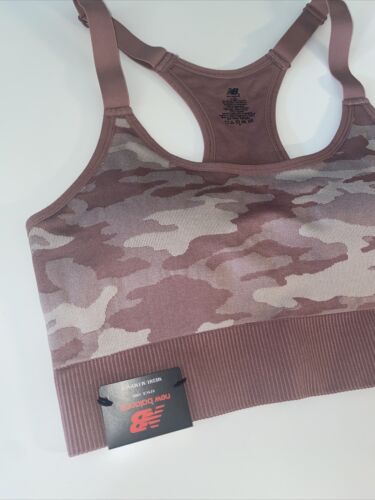 NEW BALANCE Women's Sports Bra ~MEDIUM IMPACT~Style 116718~DARK OXIDE~ALL SIZES