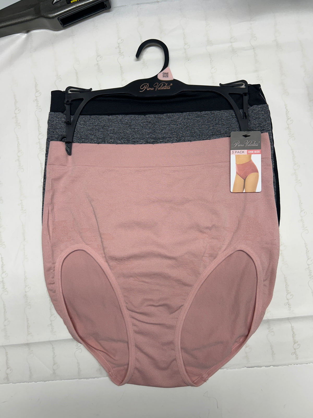 PRIMA VALENTINA 3 Pack PANTIES BRIEFS~16022~ASSORTED~SEAMLESS MF~ONE SIZE