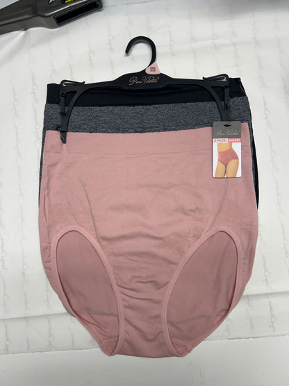 PRIMA VALENTINA 3 Pack PANTIES BRIEFS~16022~ASSORTED~SEAMLESS MF~ONE SIZE