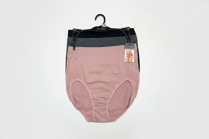 PRIMA VALENTINA 3 Pack PANTIES BRIEFS~16022~ASSORTED~SEAMLESS MF~ONE SIZE