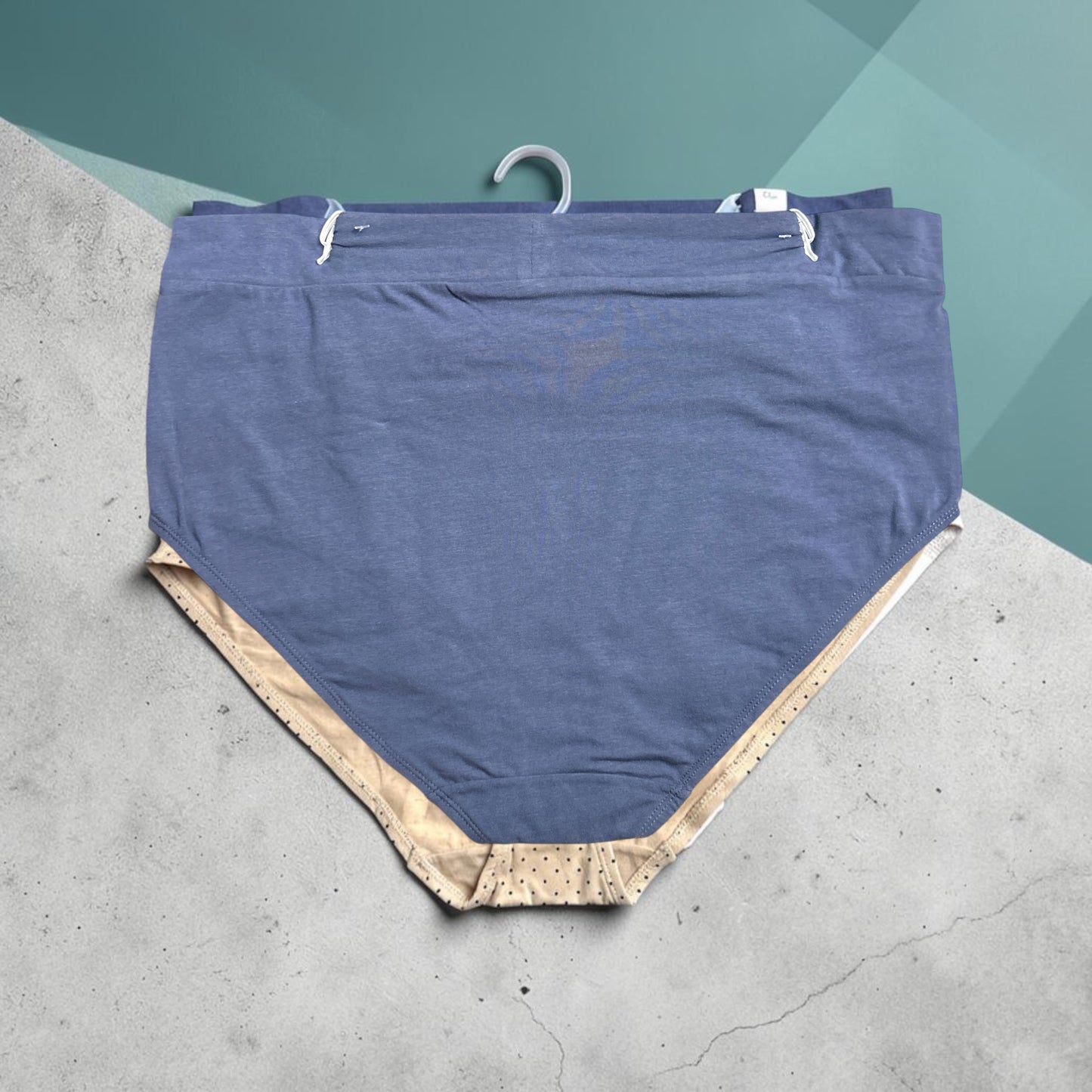 Warners' Olga No Muffin Top Stretch Cotton Brief Panties 3-Pack~PLUS SIZES!