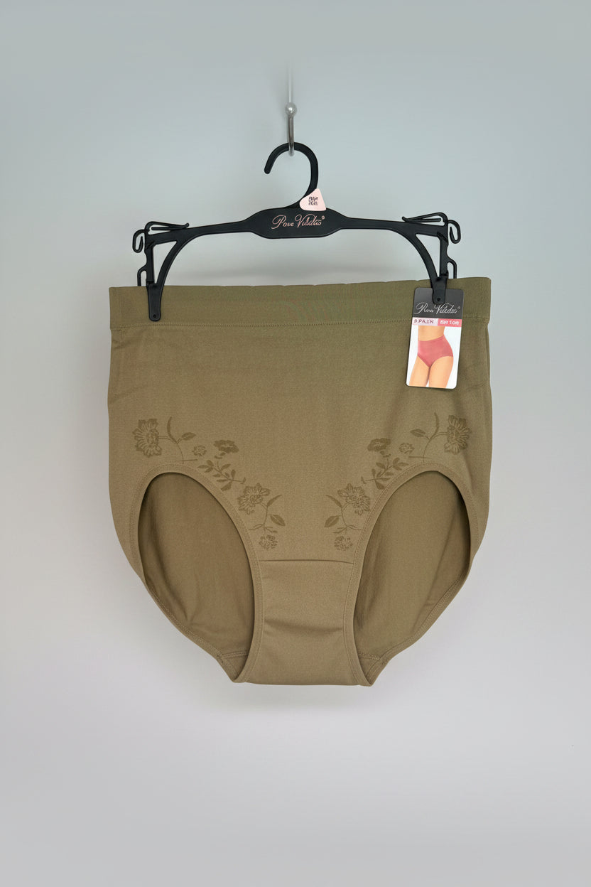 PRIMA VALENTINA 3 Pack PANTIES BRIEFS~16022~ASSORTED~SEAMLESS MF~ONE SIZE