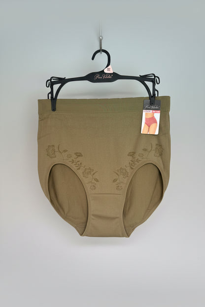 PRIMA VALENTINA 3 Pack PANTIES BRIEFS~16022~ASSORTED~SEAMLESS MF~ONE SIZE