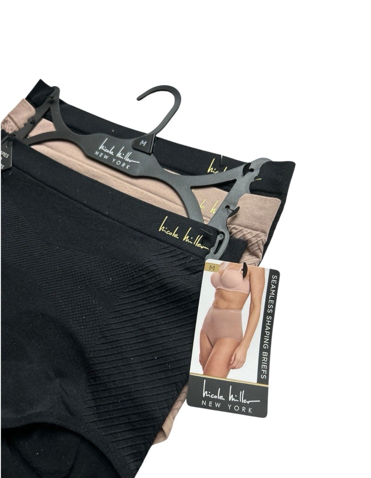 Nicole Miller NM7329 3-Pack Seamless Shaping Briefs