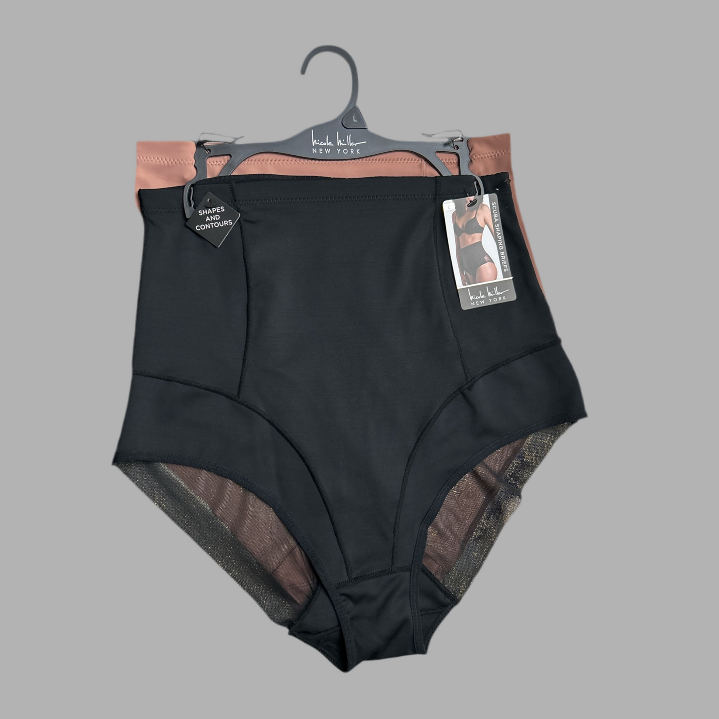 Nicole Miller, New York Women Scuba Shaping Briefs 2- set