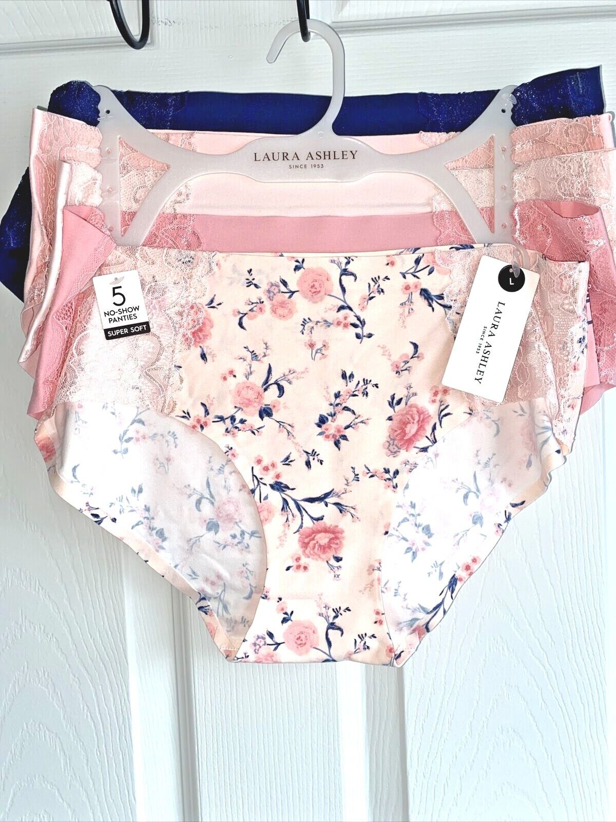 LAURA ASHLEY~5 Pack FIT PANTIES~MULTICOLOR~ STYLE # L3284~ALL SIZES~GREAT FIT!
