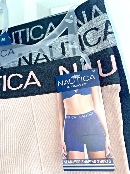 NAUTICA INTIMATES NT4027 - 3 PACK  SUPER SOFT BOYLEGS SEAMLESS  SHORTS GREAT FIT