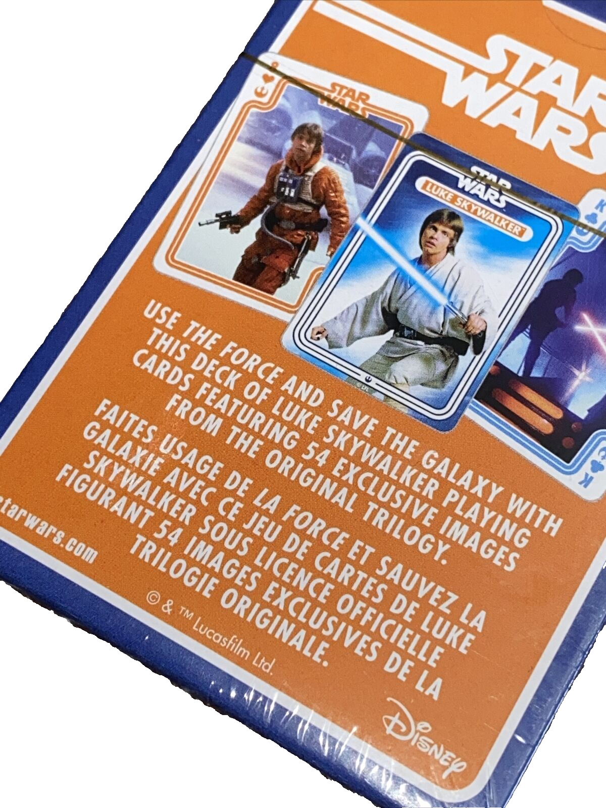 STAR WARS: Luke Skywalker PLAYING CARDS! New/Sealed Never Opened
