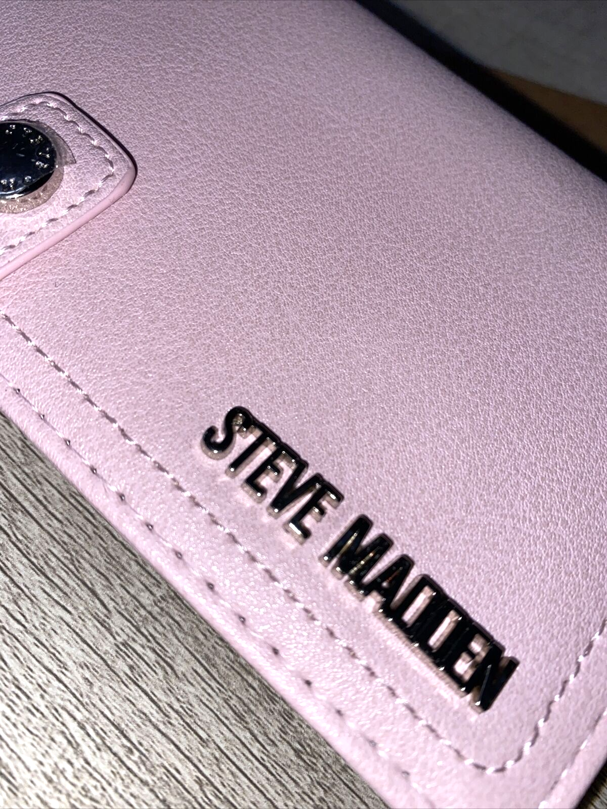 STEVE MADDEN Woman's Wallet Light Pink Soft Textured ~ BEAUTIFUL MSRP $48