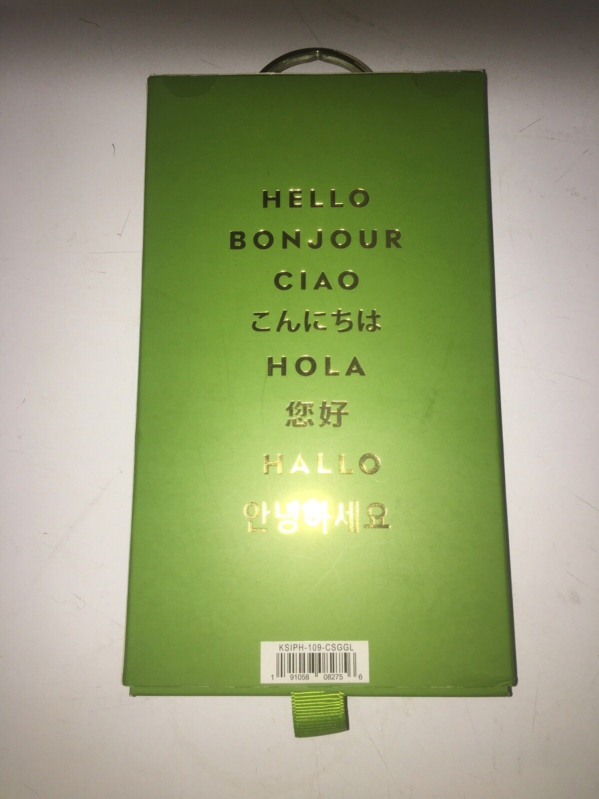 Kate Spade NY Charlotte Gold Stripes Case Apple iPhone XS MAX Gold Glitter NEW