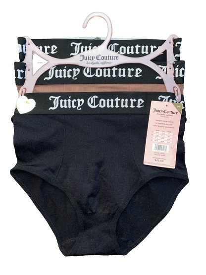 Juicy Couture 3Pack  Shorts Seamless Briefs Women’s M  ~ Multicolor ~JC7182~ NEW