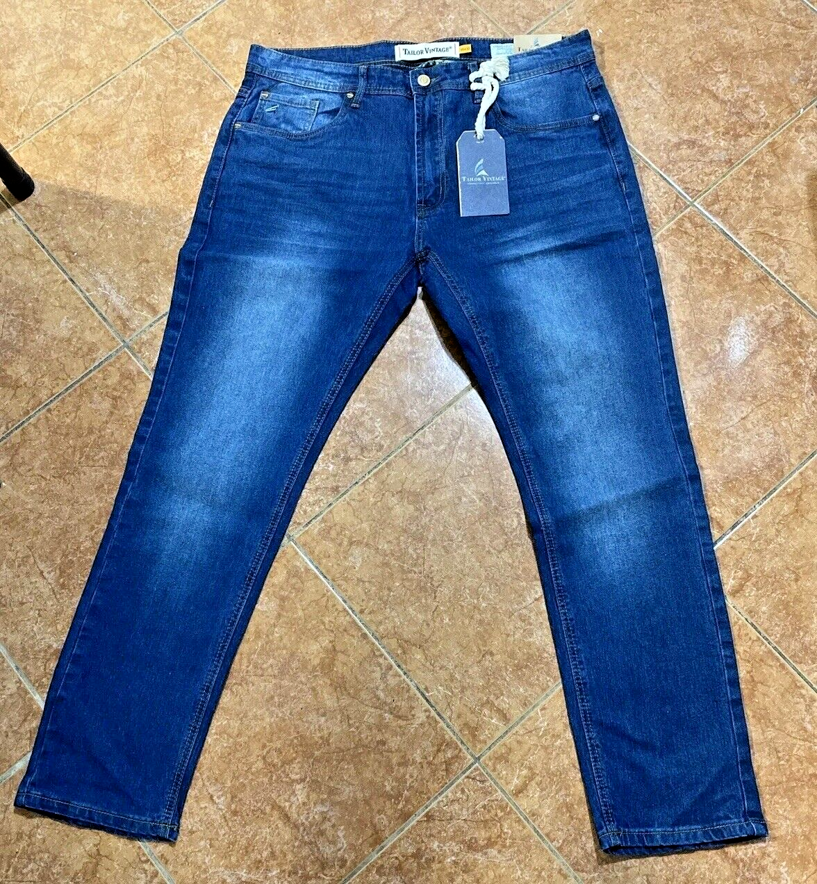TAILOR VINTAGE JEANS “NAVAL“ CANAAN SLIM STRETCH FIT ABSOLUTE COMFORT MSRP $88