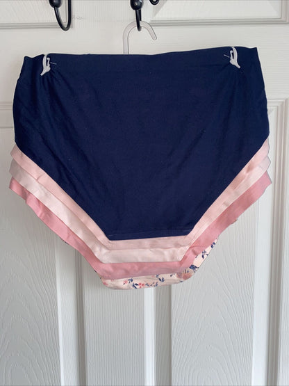 LAURA ASHLEY~5 Pack FIT PANTIES~MULTICOLOR~ STYLE # L3284~ALL SIZES~GREAT FIT!