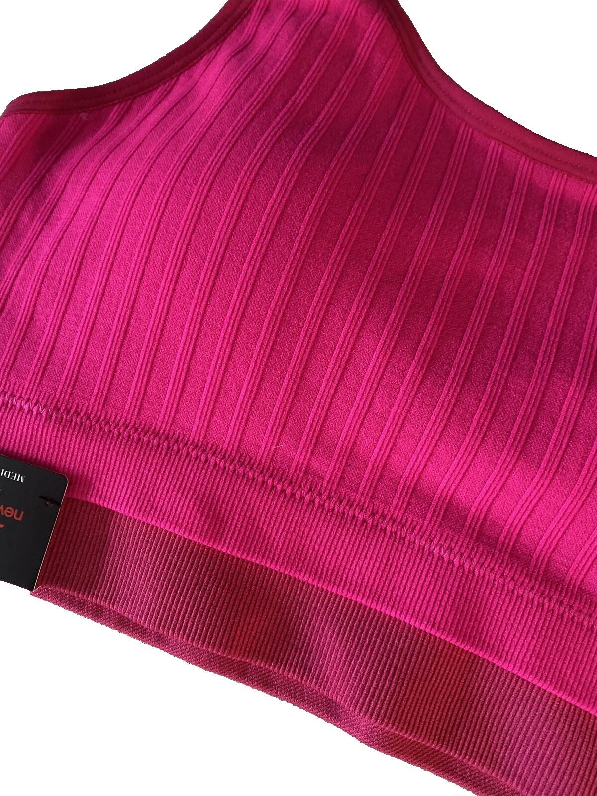 New Balance Medium Impact Sports Bra Style # R000222 Alpha Pink￼ Size XXL