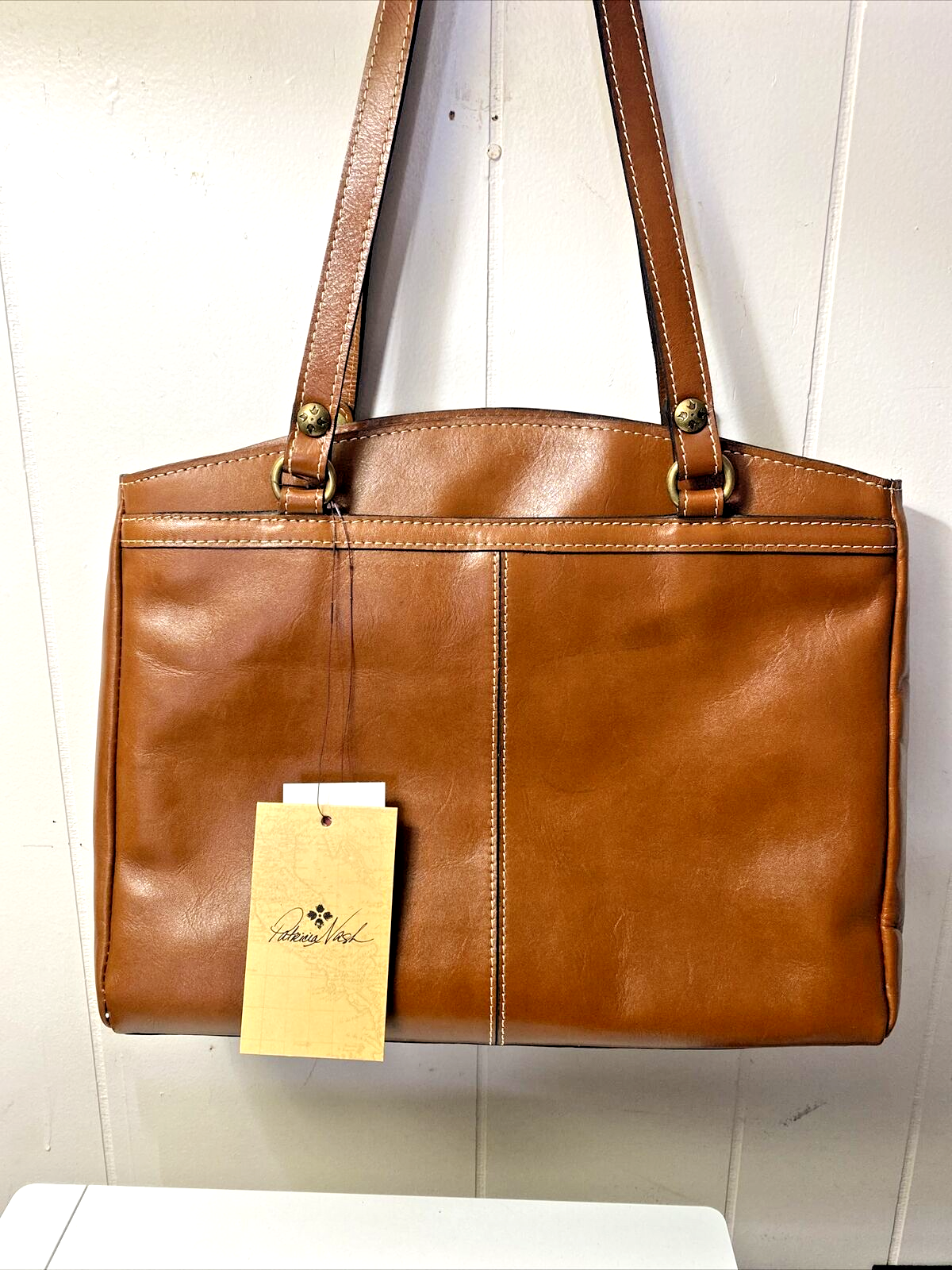 PATRICIA NASH ~ TOOLED Floral ~Florence LEATHER Tote P53207~ UNIQUE & SPACIOUS!