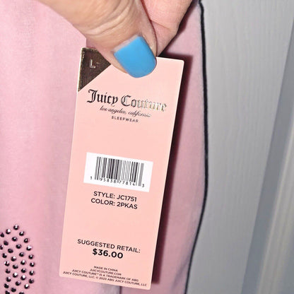 JUICY COUTURE Sleepwear Velour Shorts~Style JC1751~2 Pair ~ All sizes~~REAR FIND