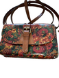 Patricia Nash~TORRI Floral Leather XBDY Purse Clutch~RUSTIC NATURE~NWT CUTE 🌺