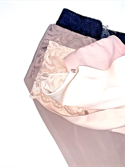 Laura Ashley LACE Hipster Panties Sma~5Pk SEXY Multicolor~ \Style LA9527~NO SHOW