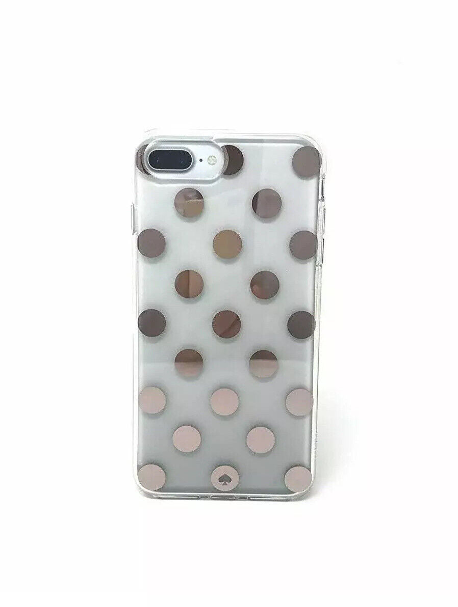 KATE SPADE Phone Case For iPhone 8 Plus, 7 Plus, 6s Plus, 6 Plus Gold Polka Dots
